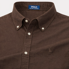 Oxford Brown Shirt Navy Blue