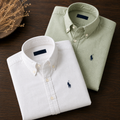 Men RL Polo Linen Cotton Shirts