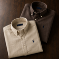 Men RL Polo Linen Cotton Shirts