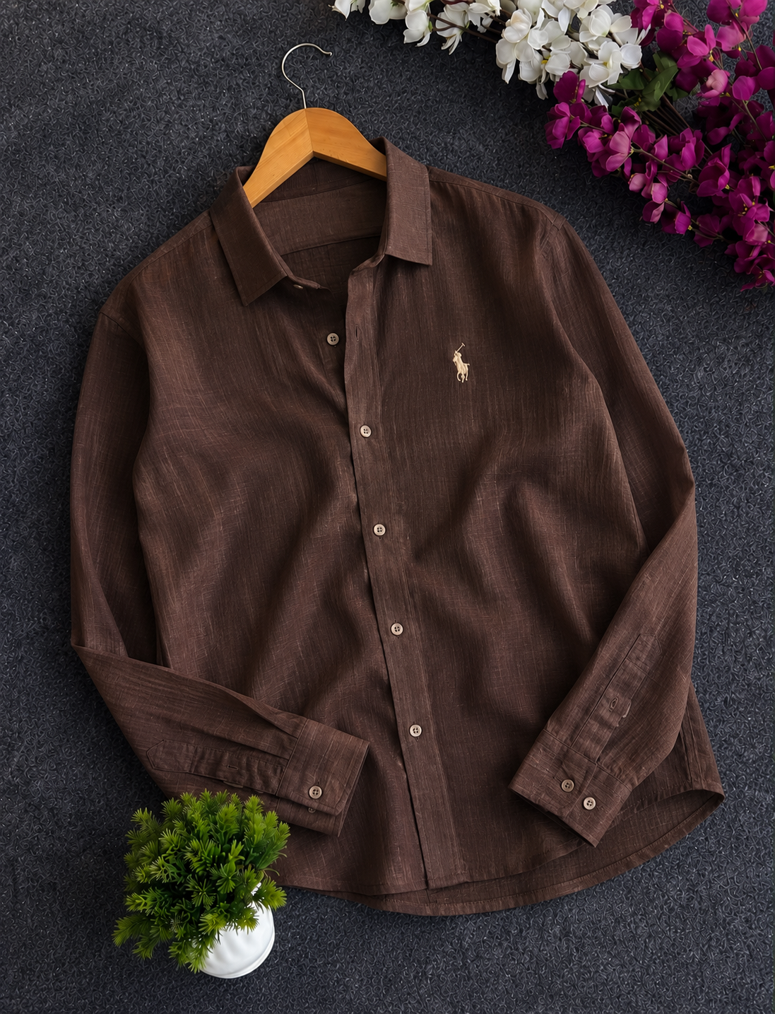 Linen Shirt (Classic Logo)
