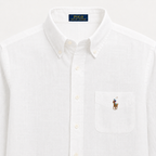 RL Linen White Shirt