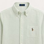 RL Poplin Aqua Green Shirt