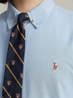 Ralph Lauren Classic Cotton Sky Blue Button-Up Shirt