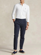 Polo Ralph Lauren Effortlessly Elegant White Cotton Button-Up Shirt